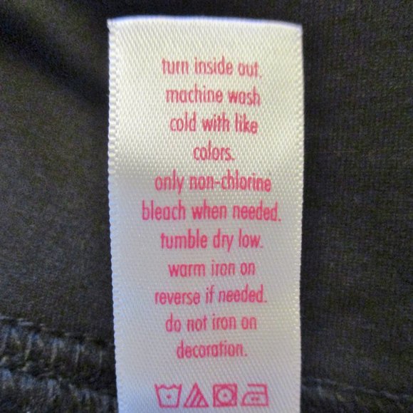 Justice Active Girls Dog Puppy Leggings Black/Multi-color, Stretch, Size 16 Plus - Picture 9 of 10